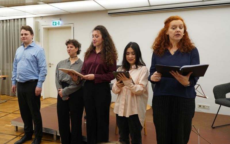 Felix Janssen, Milena Böhm, Julika Hing, Michelle Sitko und Luise Wunderlich