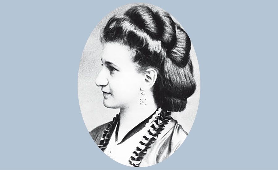 Fotografie in Schwarz-Weiß von Auguste Hauschner