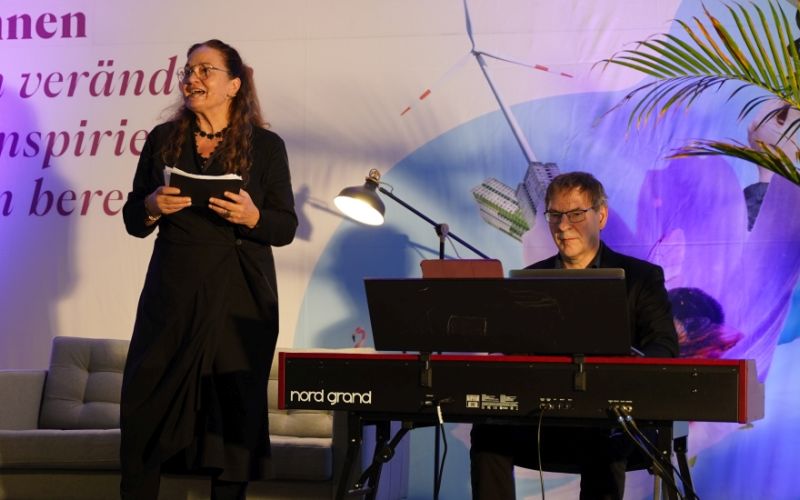 Barbara Stoll und Frieder Egri bei den Stuttgarter Buchwochen