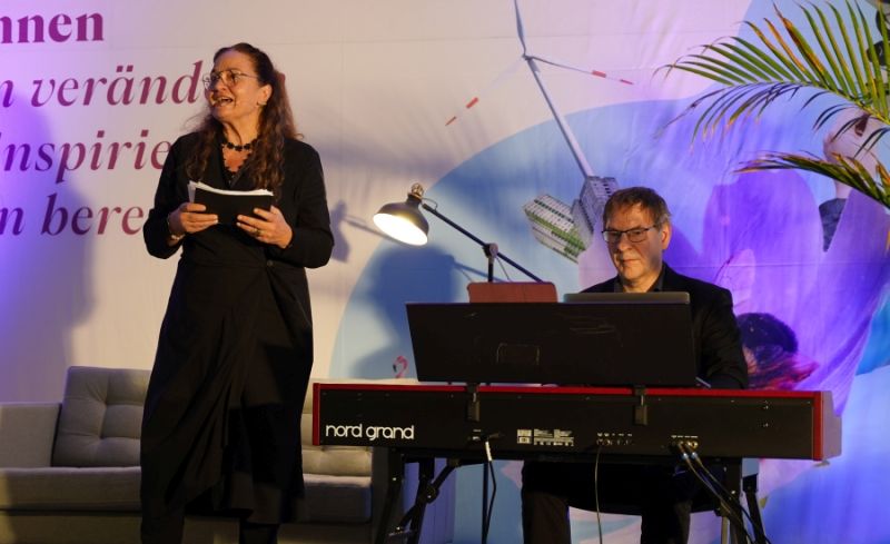 Barbara Stoll und Frieder Egri bei den Stuttgarter Buchwochen