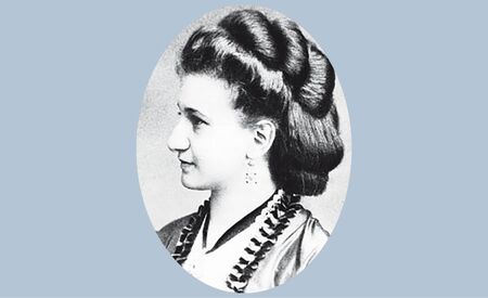 Fotografie in Schwarz-Weiß von Auguste Hauschner