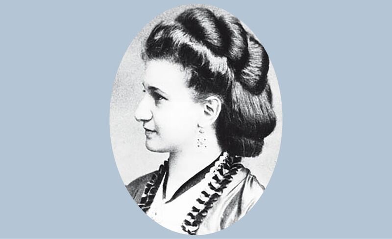 Fotografie in Schwarz-Weiß von Auguste Hauschner