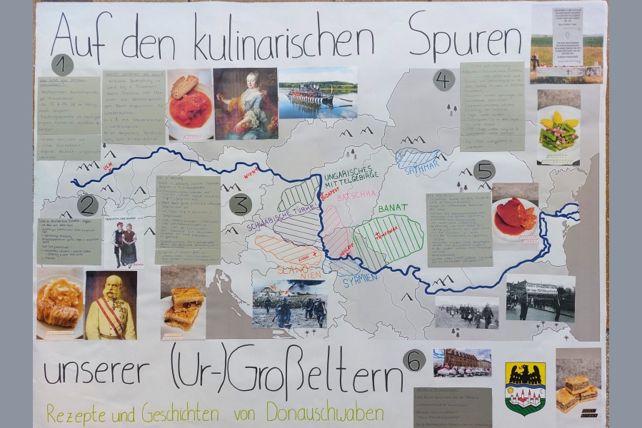 Plakat "Auf den kulinarischen Spuren unserer (Ur-)Großeltern