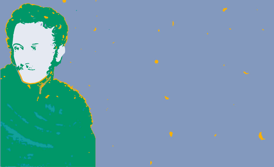 Silhouette von Nikolaus Lenau